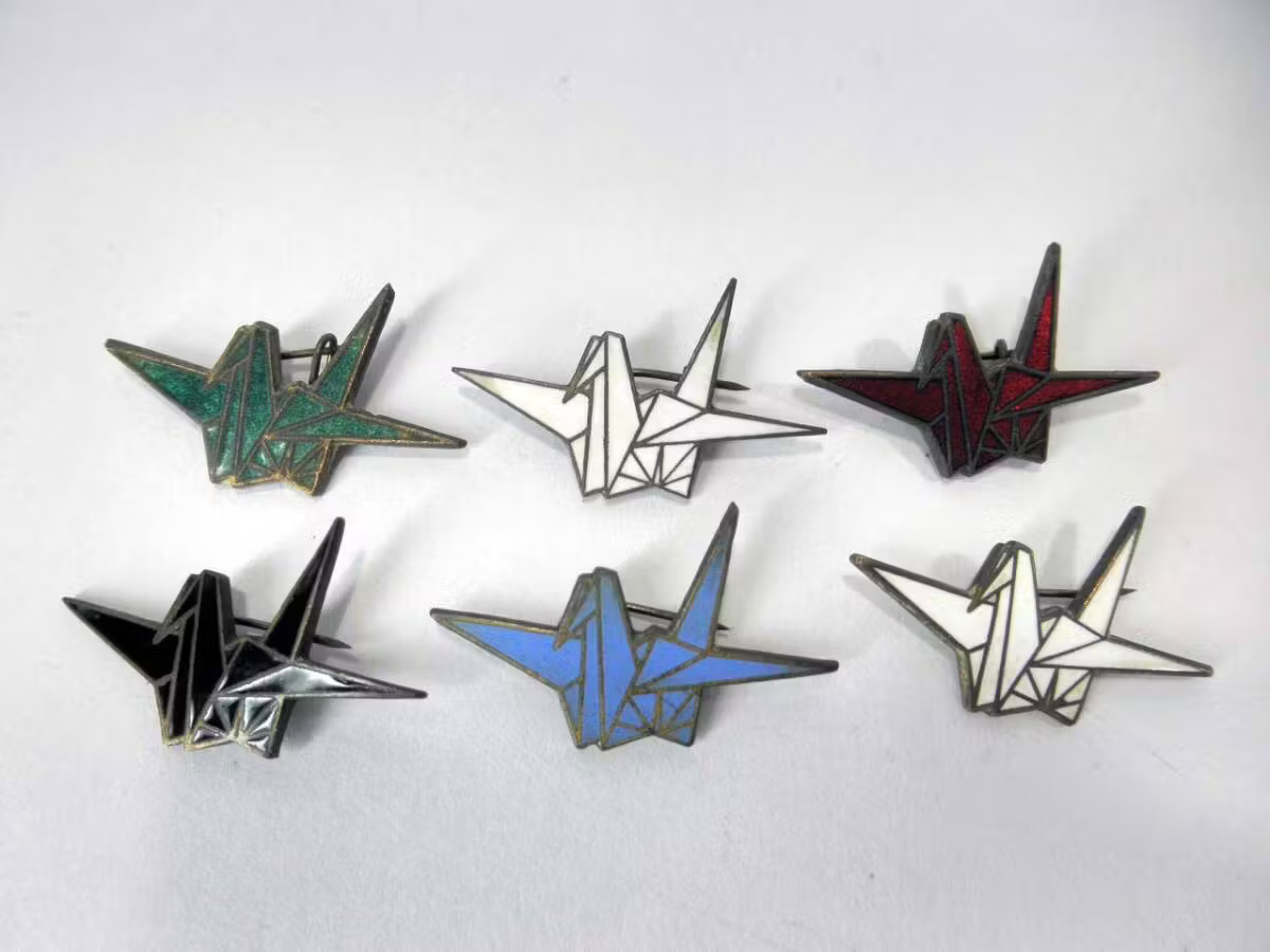 The Toyukai Crane Pins
