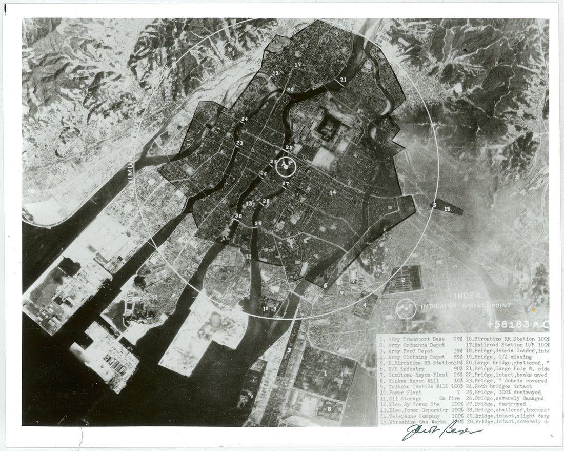 Aerial Reconnaissance Map of Hiroshima