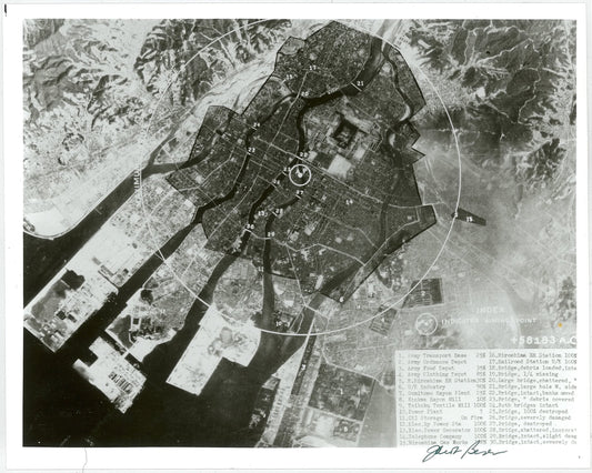 Aerial Reconnaissance Map of Hiroshima