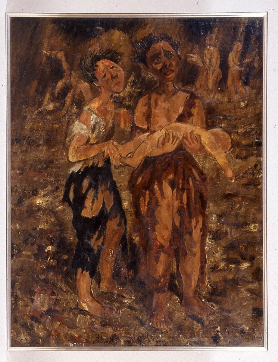 Black Rain (Kuroi Ame) by Yoshiro Fukui (1953)